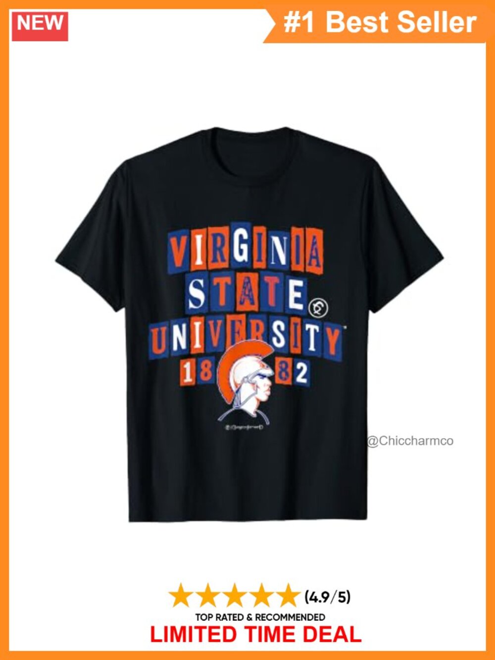 VSU HBCU College Pride Short Sleeve Tee Classic Fit